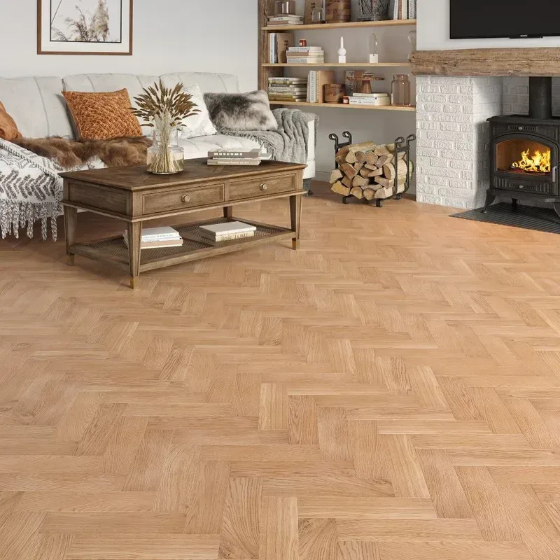 SCANDINAVIAN Fjorden HB Liskeard Oak Smooth Lacq Rustic T&G 10/3x80x300mm