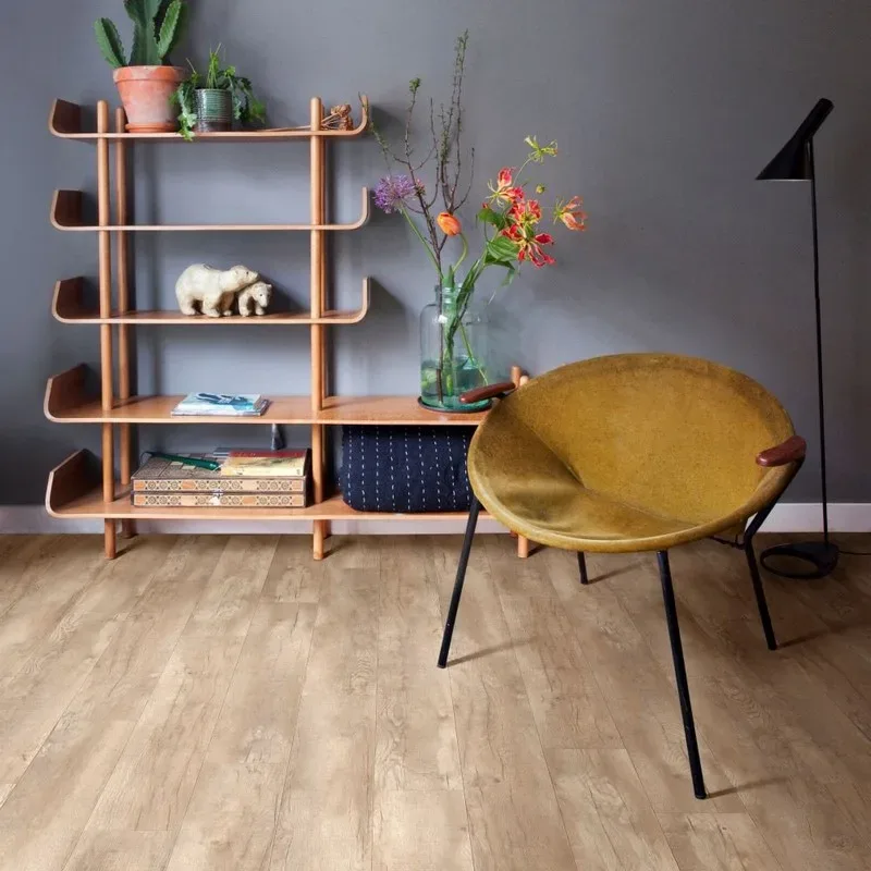 ITALIAN Perugia Luxury Vinyl Tiles Carina Summer Oak Glue 2.5x196x1320mm