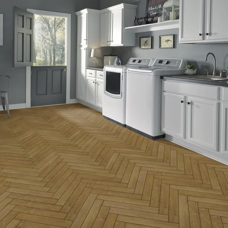 ITALIAN Matera Laminate Chateau Herringbone Crete Oak 8x84mm