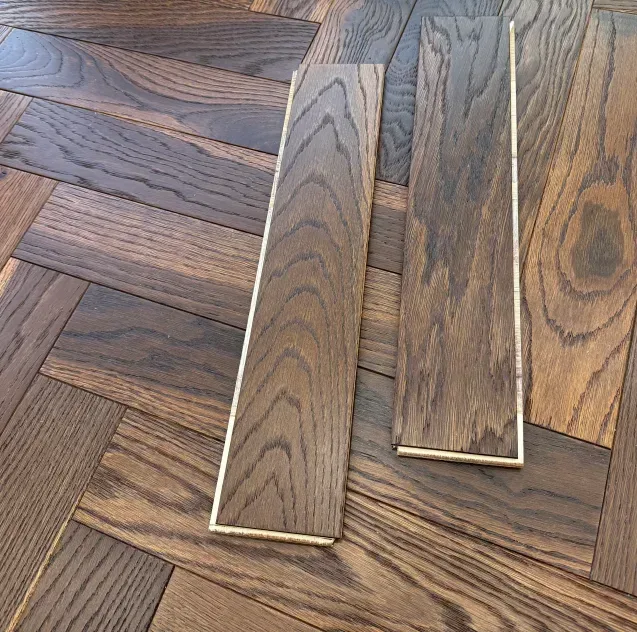 IMPERIAL Valtorio Engineered Smoked Brushed and Oiled 10/3x90x450mm