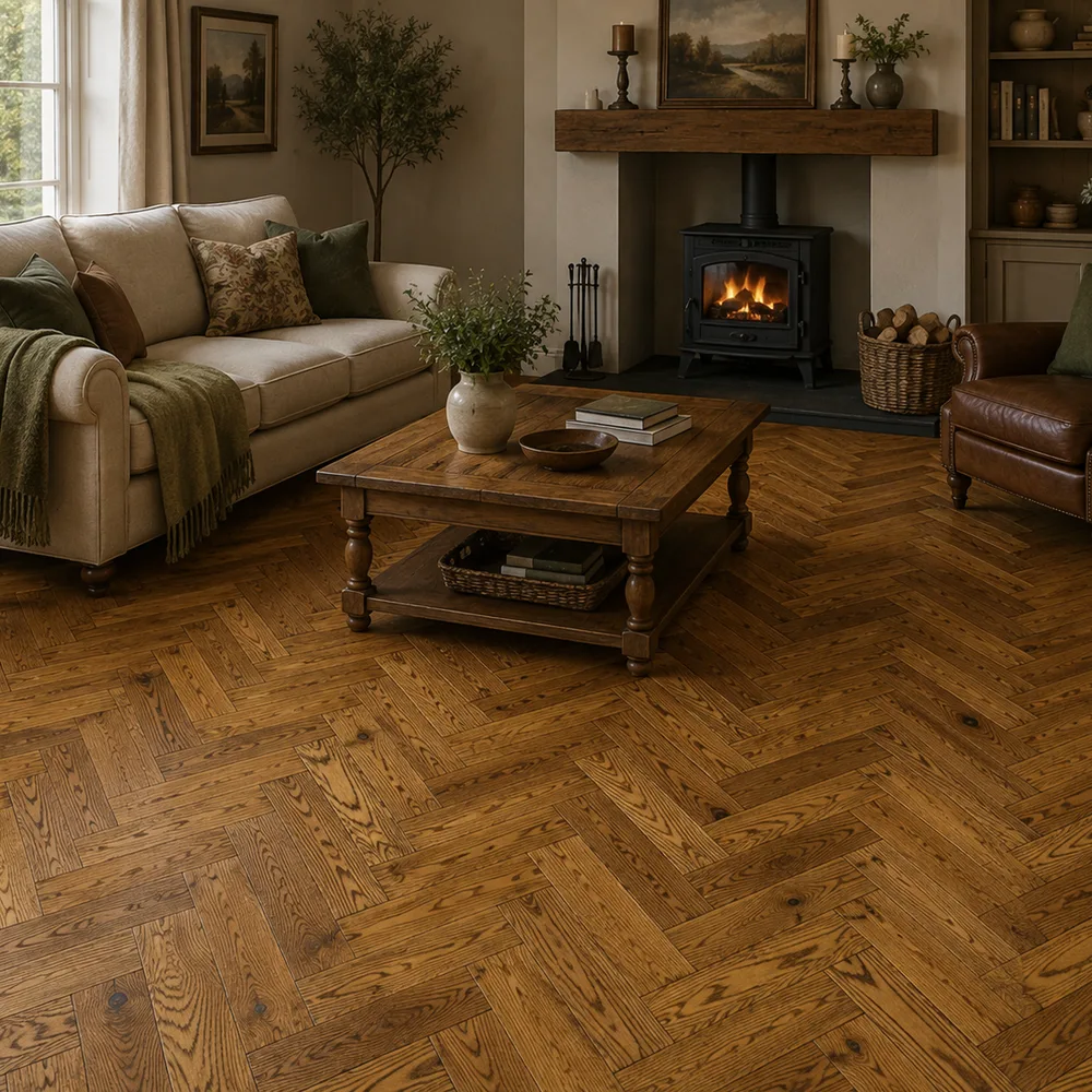 IMPERIAL Lorenzox Golden Wheat Oak Brushed Lacquered 10/3x90x450mm