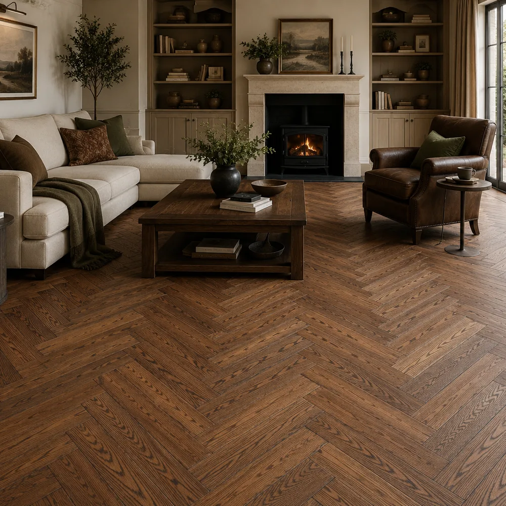 IMPERIAL Imperano Engineered Whiskey Oak Brushed Lacquered 10/3x90x450mm