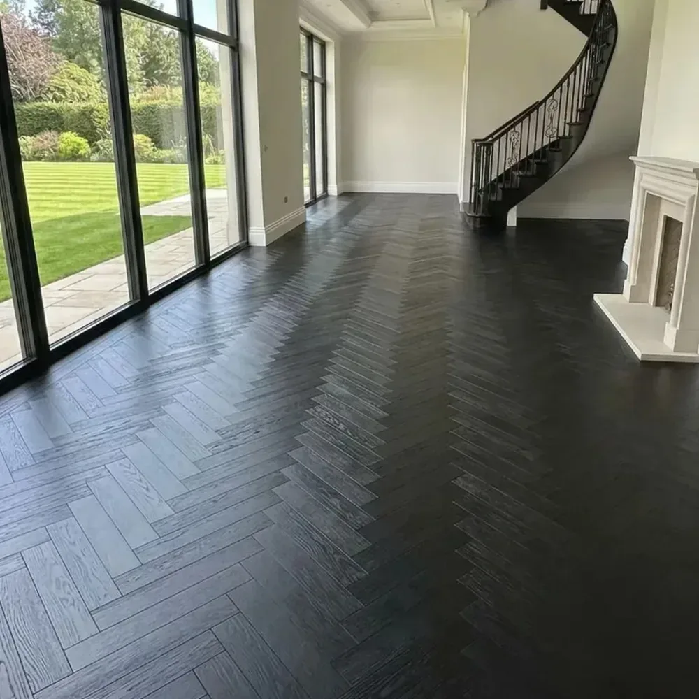 IMPERIAL Solvanox Engineered Black Oak Brushed Lacquered 10/3x90x450mm