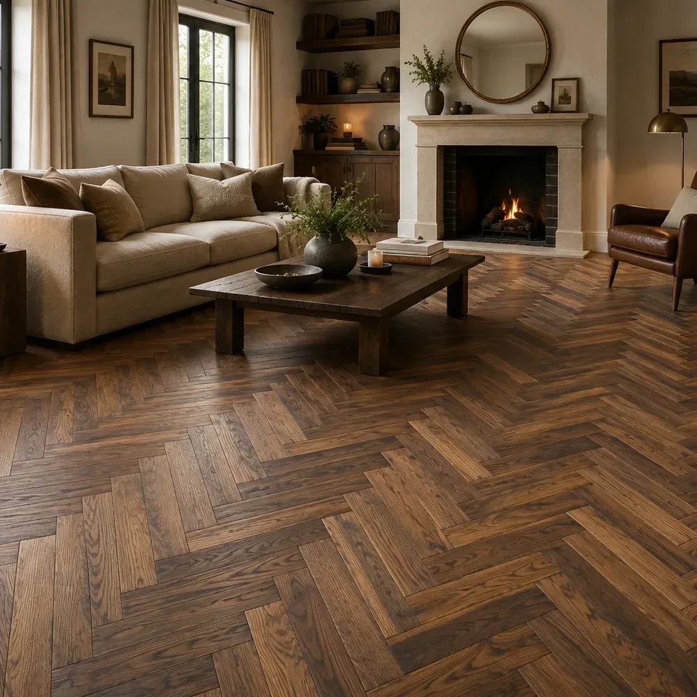 IMPERIAL Aureano Engineered Smoked Lacquered 10/3x90x600mm