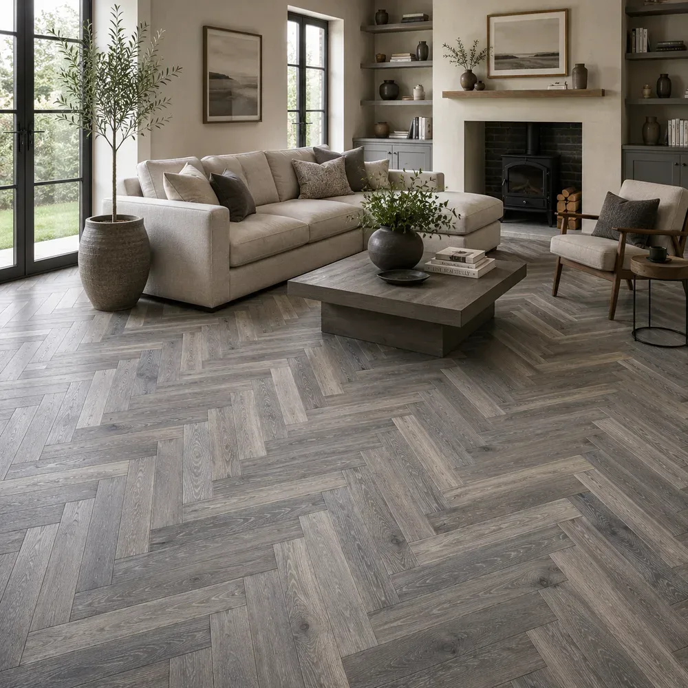 IMPERIAL Loriano Engineered Smoked Grey Brushed Matt Lacquered 10/3x90x600mm
