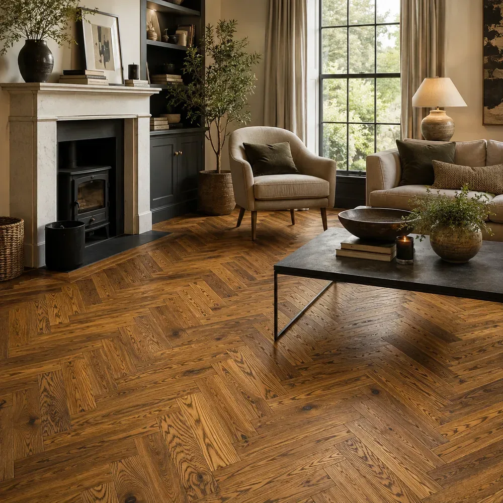 IMPERIAL Valmont Engineered Golden Wheat Matt Lacquered 10/3x90x600mm