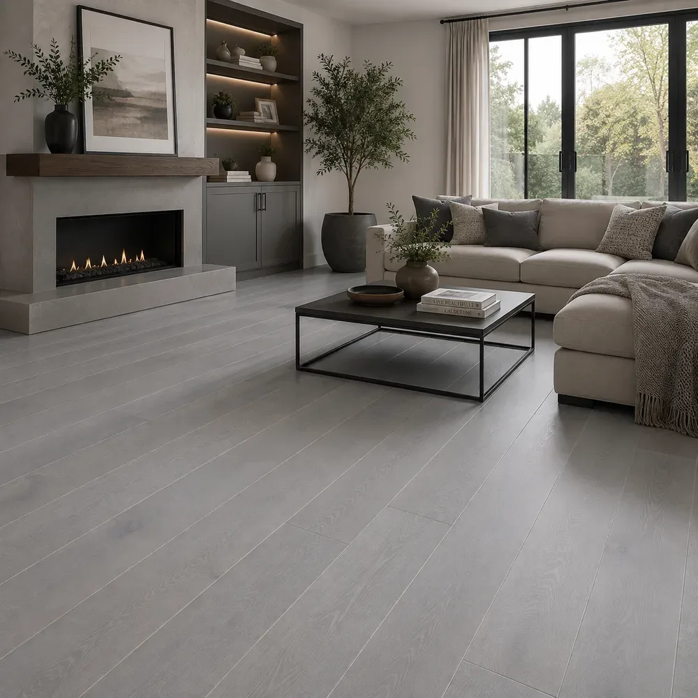 IMPERIAL Valiano Engineered Harbour Grey Brushed and Lacquered 14/3x190x1900mm