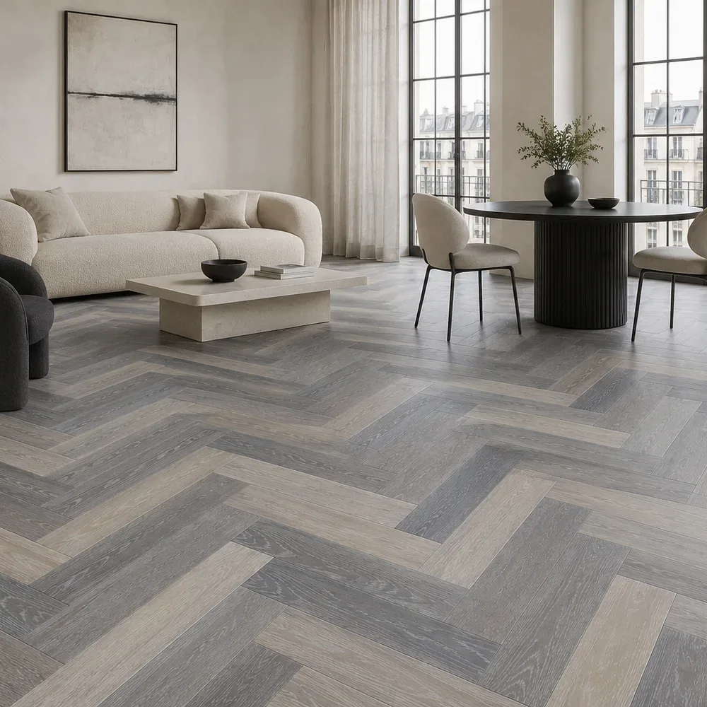 IMPERIAL Mondoro Engineered Smoke Grey Brushed UV Oiled 14/2x90x450mm