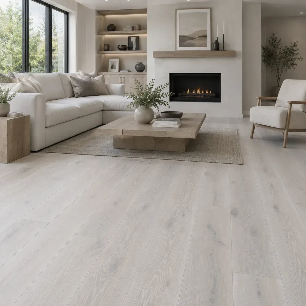 IMPERIAL Solviano Engineered White Wash Brushed and Matt Lacquered 14/3x190x1900mm