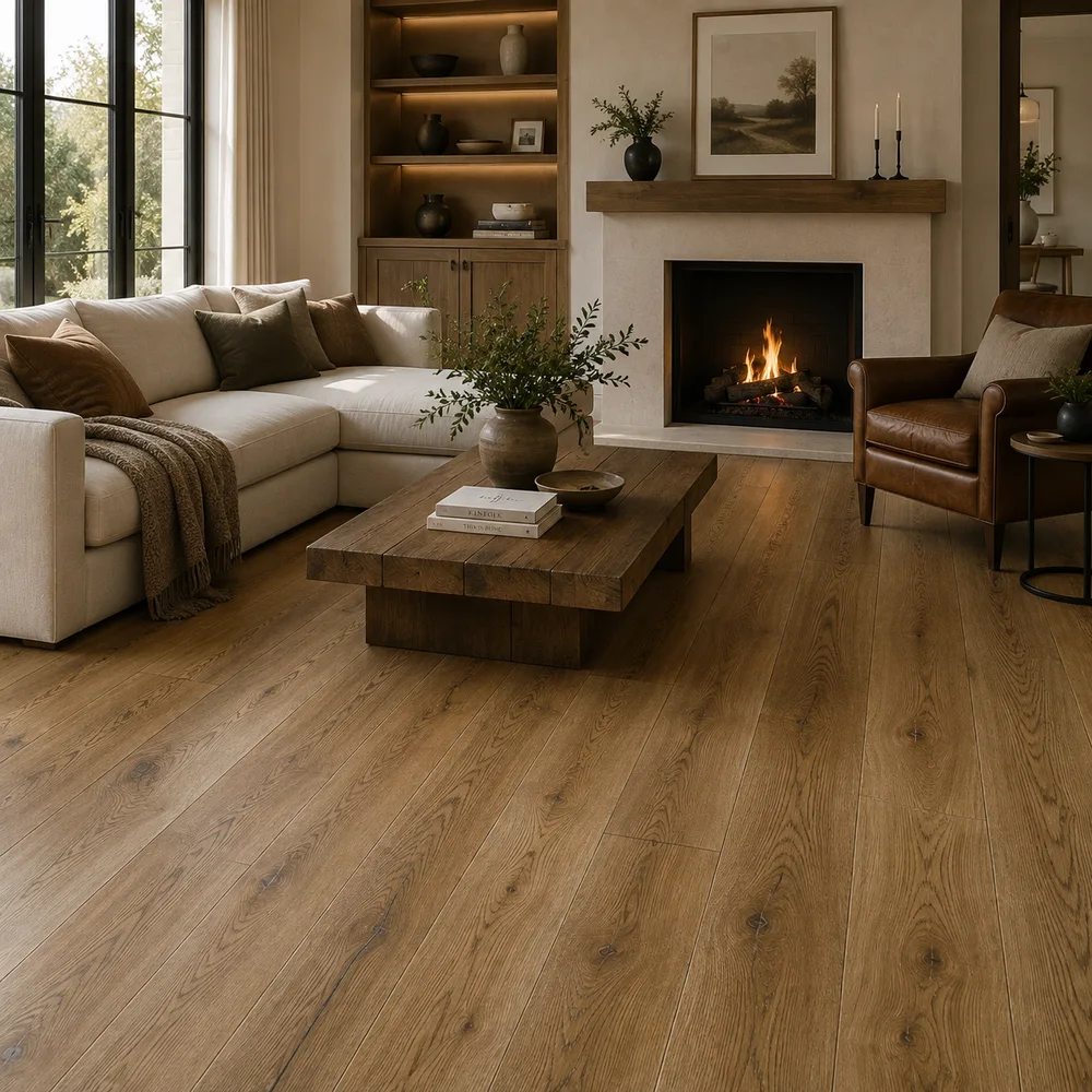 IMPERIAL Auretto Engineered Golden Wheat Brushed and Matt Lacquered 14/3x190x1900mm