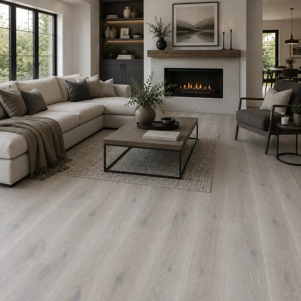 IMPERIAL Orvello Engineered White Wash Brushed and Matt Lacquered 14/3x220x2200mm