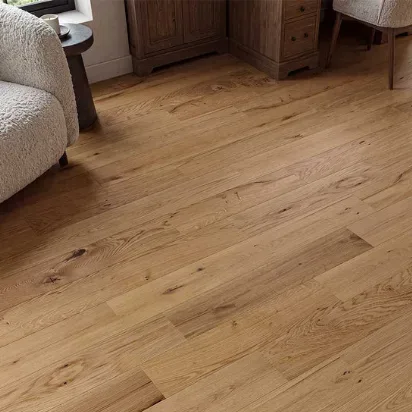 SCANDINAVIAN Viggo Plank Solid Oak Brushed UV Oiled Rustic T&G 18x150x300-1200mm